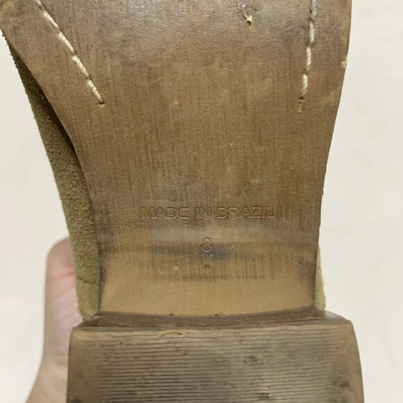 Madewell Ankle Boots Womens Size 8 Brown The Cait Leather & Suede Ankle Booties - Picture 9 of 9